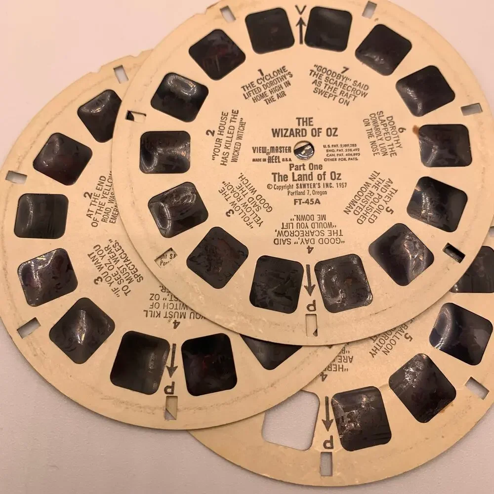Vintage Sawyer’s View-Master Wonderful Wizard of Oz Packet FT45 3 Reels Booklet